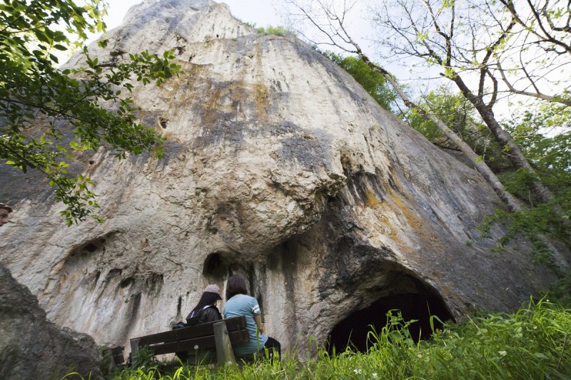The Sirgenstein Cave in the Achtal